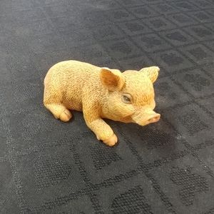 Poly-Resin Pig Figurine